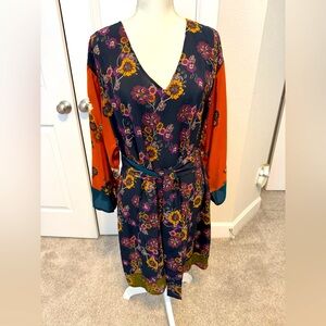 Johnny Was • Kimono Silk Dress • Floral • Boho